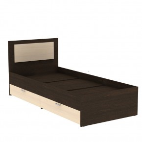 Кровать Ольга L48 (900) 2 ящика (Венге-ДМ) в Урае - uray.mebel24.online | фото