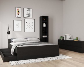 Кровать ОРИОН двухспальная с ортопедическим основанием 180х200, цвет Дуб Венге в Урае - uray.mebel24.online | фото 3