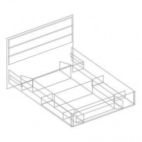 Кровать "Милана" с мягкой спинкой БЕЗ основания 1400х2000 в Урае - uray.mebel24.online | фото 4