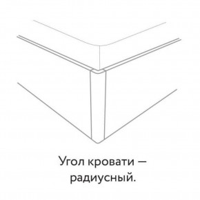 Кровать "Милана" с мягкой спинкой БЕЗ основания 1600х2000 в Урае - uray.mebel24.online | фото 3