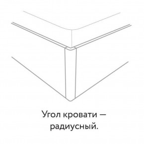 Кровать "Сандра" БЕЗ основания 1200х2000 в Урае - uray.mebel24.online | фото 3