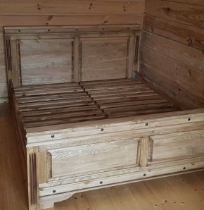 Кровать "Викинг 01" 1400 массив в Урае - uray.mebel24.online | фото 2