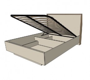 Кровать с основанием с ПМ и местом для хранения (1600) в Урае - uray.mebel24.online | фото 2