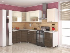 Кухня Танго модульная ваниль-дуб шале мореный в Урае - uray.mebel24.online | фото 2