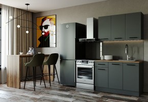 Кухонный гарнитур Антрацит 1200 (Стол. 38мм) в Урае - uray.mebel24.online | фото 1