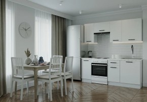 Кухонный гарнитур Белый Глянец 2000 (Стол. 26мм) в Урае - uray.mebel24.online | фото 1