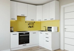 Кухонный гарнитур Белый Глянец 2200*1600 h950 (Стол. 26мм) в Урае - uray.mebel24.online | фото