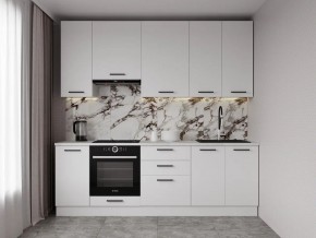 Кухонный гарнитур Белый Глянец 2400 h950 (Стол. 26мм) в Урае - uray.mebel24.online | фото
