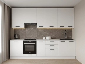Кухонный гарнитур Белый Глянец 3000 h950 (Стол. 26мм) в Урае - uray.mebel24.online | фото