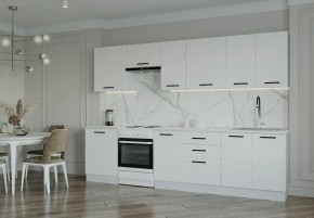 Кухонный гарнитур Белый Глянец 3000 (Стол. 26мм) в Урае - uray.mebel24.online | фото