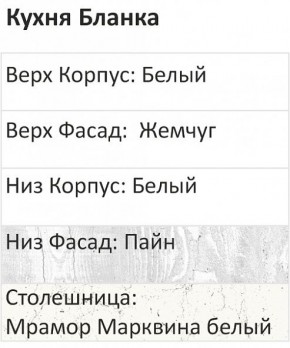 Кухонный гарнитур Бланка 2000 (Стол. 26мм) в Урае - uray.mebel24.online | фото 3