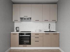Кухонный гарнитур Каппучино 2400 h950 (Стол. 38мм) в Урае - uray.mebel24.online | фото