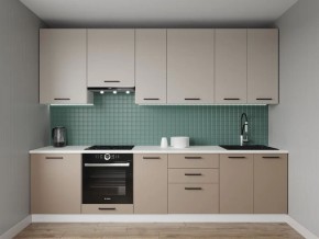 Кухонный гарнитур Каппучино 3000 h950 (Стол. 38мм) в Урае - uray.mebel24.online | фото 1