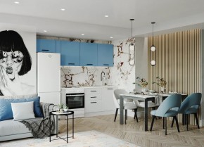 Кухонный гарнитур Капри 2550 (Стол. 26мм) в Урае - uray.mebel24.online | фото