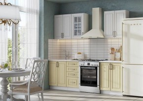 Кухонный гарнитур Лондон 1600 (белый/белый/дуб крем) в Урае - uray.mebel24.online | фото
