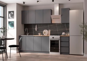 Кухня "МОРИ" 2.0 м (графит/дуб вотан) в Урае - uray.mebel24.online | фото 3