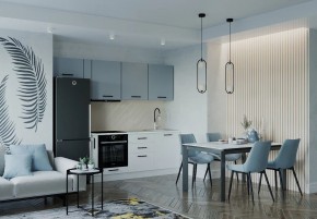 Кухонный гарнитур Ниагара 2550 (Стол. 26мм) в Урае - uray.mebel24.online | фото 1