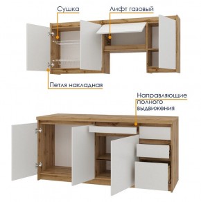 Кухонный гарнитур Ольвия-6 (1.8м) в Урае - uray.mebel24.online | фото 3