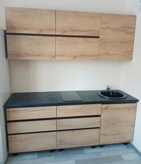 Кухонный гарнитур Лофт 2.0 (Дуб Крафт/Венге) в Урае - uray.mebel24.online | фото 4