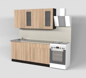 Кухонный гарнитур Симона демо 1700 (Венга/Дуб Сонома) в Урае - uray.mebel24.online | фото 1