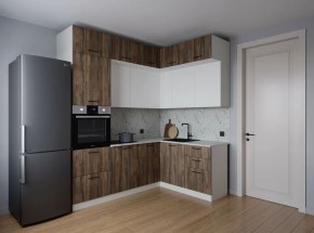 Кухонный гарнитур Старое Дерево 2200*1700 (Стол. 26мм) в Урае - uray.mebel24.online | фото