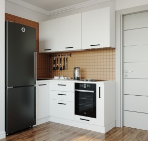 Кухонный гарнитур угловой Жемчуг 1000*1800 (Стол. 38мм) в Урае - uray.mebel24.online | фото