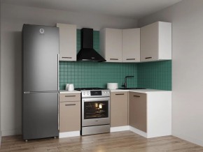 Кухонный гарнитур угловой Каппучино 2000*1200 (Стол. 26мм) в Урае - uray.mebel24.online | фото