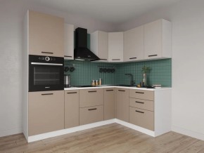 Кухонный гарнитур угловой Каппучино 2400*1600 (Стол. 38мм) в Урае - uray.mebel24.online | фото