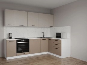 Кухонный гарнитур угловой Каппучино 2600*1600 (Стол. 38мм) в Урае - uray.mebel24.online | фото