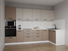 Кухонный гарнитур угловой Каппучино 3200*1400 (Стол. 26мм) в Урае - uray.mebel24.online | фото
