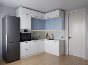 Кухонный гарнитур угловой Капри 2200*1700 (Стол. 38мм) в Урае - uray.mebel24.online | фото