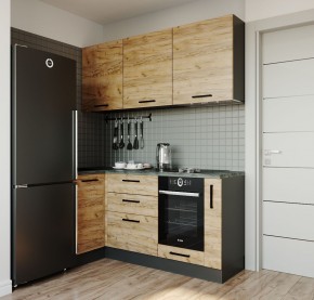 Кухонный гарнитур угловой Крафт 1000*1800 (Стол. 38мм) в Урае - uray.mebel24.online | фото