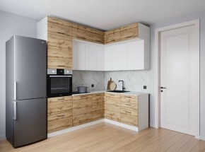 Кухонный гарнитур угловой Лада 2200*1700 (Стол. 38мм) в Урае - uray.mebel24.online | фото