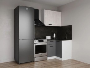Кухонный гарнитур угловой Санторини 1000*1000 (Стол. 26мм) в Урае - uray.mebel24.online | фото