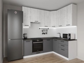Кухонный гарнитур угловой Санторини 2200*1600 h950 (Стол. 38мм) в Урае - uray.mebel24.online | фото