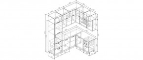 Кухонный гарнитур Умбра 2200*1700 (Стол. 38мм) в Урае - uray.mebel24.online | фото 2
