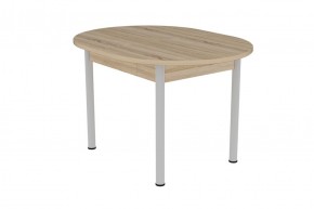 КВАРТЕТ Стол обеденный раздвижной дуб сонома в Урае - uray.mebel24.online | фото 2