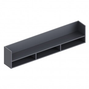 КВИНТА Гостиная (модульная) темно серый в Урае - uray.mebel24.online | фото 3