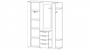 ЛОФТ Прихожая (цемент темный/цемент светлый) в Урае - uray.mebel24.online | фото 4