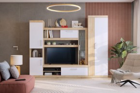 МАКСИ К1 Стенка для гостиной дуб сонома/белое дерево в Урае - uray.mebel24.online | фото 5