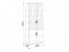 Мармарис (гостиная) М15 Библиотека в Урае - uray.mebel24.online | фото 2