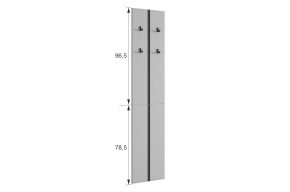 МЕРСИ Прихожая (модульная) графит в Урае - uray.mebel24.online | фото 3