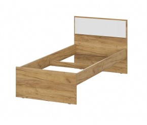 МИЛАН Кровать одинарная 900 (Белый матовый) *без основания в Урае - uray.mebel24.online | фото