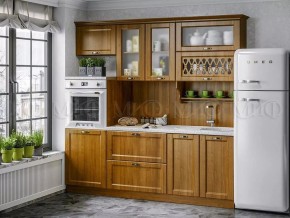 МИЛАНО Кухонный гарнитур 2,2 м Компоновка №3 (Орех) в Урае - uray.mebel24.online | фото