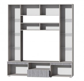 Модульная система Лиана (Дуб Крафт белый/Артвуд темный) в Урае - uray.mebel24.online | фото 10