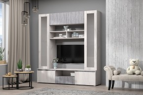 Модульная система Лиана (Дуб Крафт белый/Артвуд темный) в Урае - uray.mebel24.online | фото 3
