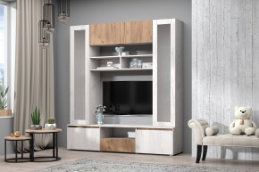 Модульная система Лиана (Дуб Крафт Белый/Дуб Крафт Золотой) в Урае - uray.mebel24.online | фото 3