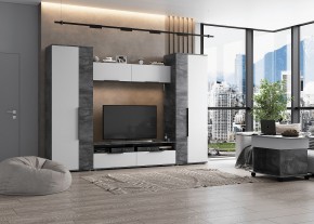 МОНИКА Гостиная (модульная) айрон рок в Урае - uray.mebel24.online | фото 1