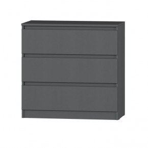 МС "Хилтон" Комод №2 800 (3 ящ.) графит в Урае - uray.mebel24.online | фото