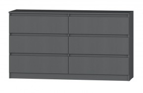 МС "Хилтон" Комод №5 1400 (6 ящ.) графит в Урае - uray.mebel24.online | фото